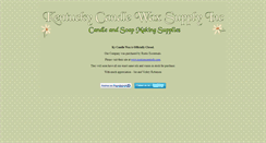 Desktop Screenshot of kycandlewaxsupply.com